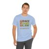 Unisex Jersey Short Sleeve Tee - END RACE BASED LAW - Earth Tones - Image 114
