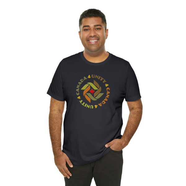 Unisex Jersey Short Sleeve Tee - Unity4Canada -  Earth Tones - Image 93