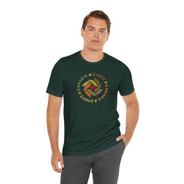 Unisex Jersey Short Sleeve Tee - Unity4Canada -  Earth Tones - Image 7