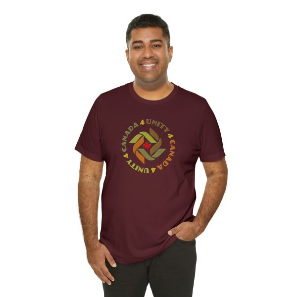Unisex Jersey Short Sleeve Tee - Unity4Canada -  Earth Tones - Image 165