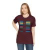 Unisex Jersey Short Sleeve Tee - Fear Is The Virus LOGO 3 (Sunset Colours) - Image 162