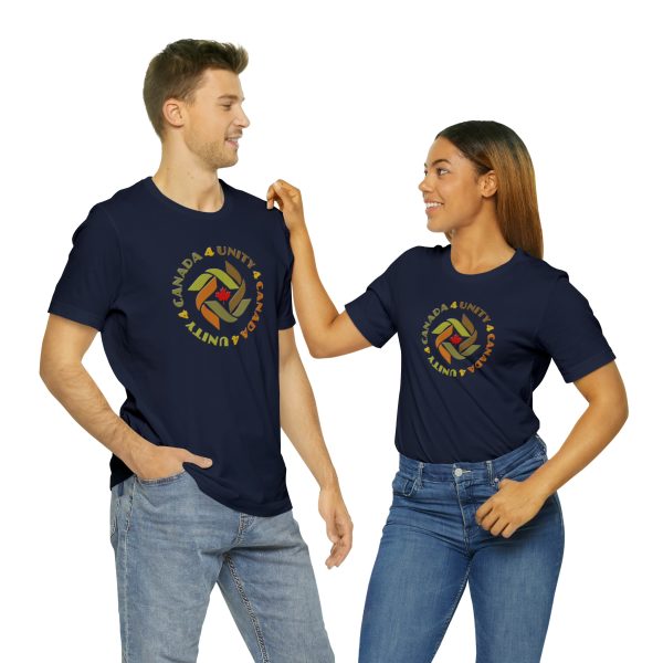 Unisex Jersey Short Sleeve Tee - Unity4Canada -  Earth Tones - Image 133