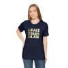 Unisex Jersey Short Sleeve Tee - END RACE BASED LAW - Beige - Image 150