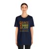 Unisex Jersey Short Sleeve Tee - END RACE BASED LAW - Earth Tones - Image 135