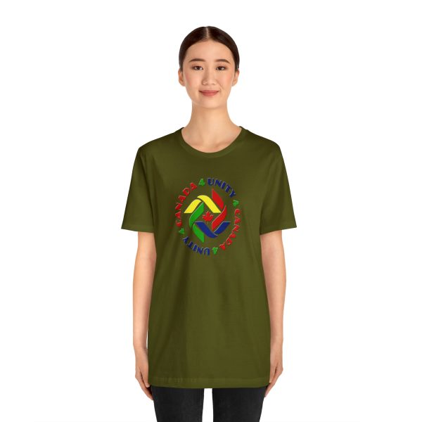 Unisex Jersey Short Sleeve Tee - Unity4Canada - Crayon Colours - Image 52