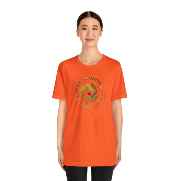 Unisex Jersey Short Sleeve Tee - Unity4Canada -  Earth Tones - Image 40