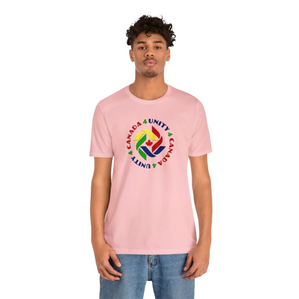 Unisex Jersey Short Sleeve Tee - Unity4Canada - Crayon Colours - Image 173