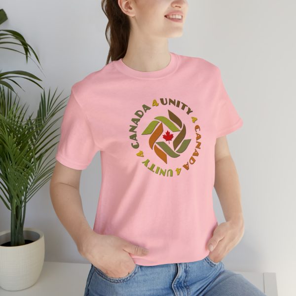Unisex Jersey Short Sleeve Tee - Unity4Canada -  Earth Tones - Image 178