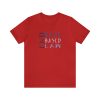 Unisex Jersey Short Sleeve Tee - END RACE BASED LAW - Blues Caldera - Image 182