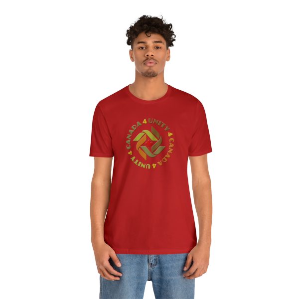 Unisex Jersey Short Sleeve Tee - Unity4Canada -  Earth Tones - Image 185