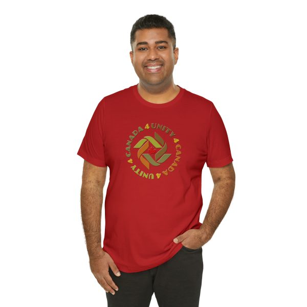 Unisex Jersey Short Sleeve Tee - Unity4Canada -  Earth Tones - Image 189
