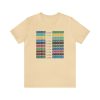 Unisex Jersey Short Sleeve Tee - Fear Is The Virus LOGO 3 (Sunset Colours) - Image 2