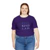 Unisex Jersey Short Sleeve Tee - END RACE BASED LAW - Blues Caldera - Image 152