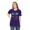 Unisex Jersey Short Sleeve Tee - Fear Is The Virus LOGO 3 (Sunset Colours) - Image 138