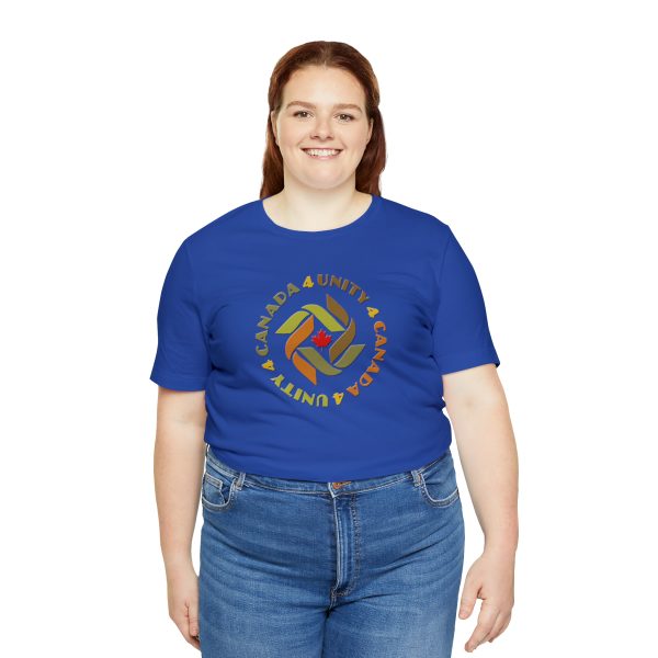 Unisex Jersey Short Sleeve Tee - Unity4Canada -  Earth Tones - Image 116