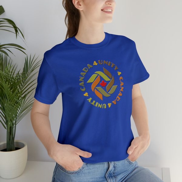 Unisex Jersey Short Sleeve Tee - Unity4Canada -  Earth Tones - Image 118