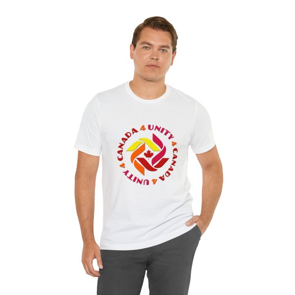 Unisex Jersey Short Sleeve Tee- Unity4Canada - Crayon Colours - Image 19