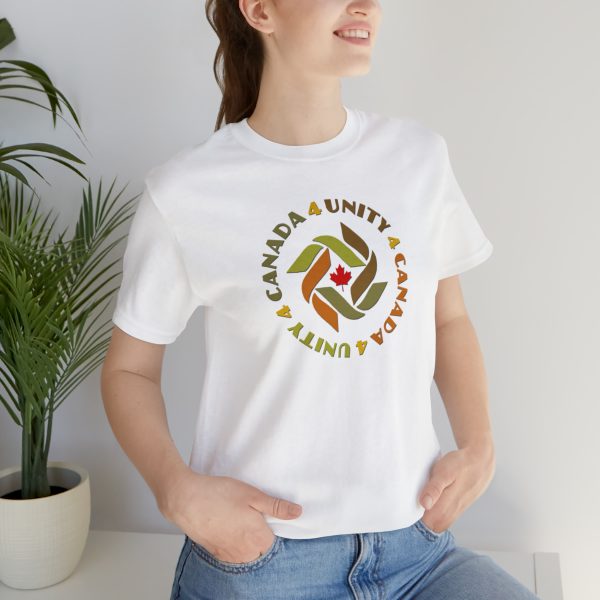Unisex Jersey Short Sleeve Tee - Unity4Canada -  Earth Tones - Image 22