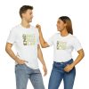 Unisex Jersey Short Sleeve Tee - END RACE BASED LAW - Beige - Image 13