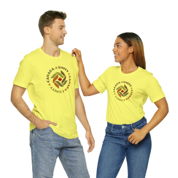 Unisex Jersey Short Sleeve Tee - Unity4Canada -  Earth Tones - Image 61