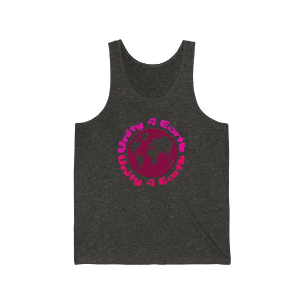 Unisex Jersey Tank - Unity4Earth - Pinks - Image 7