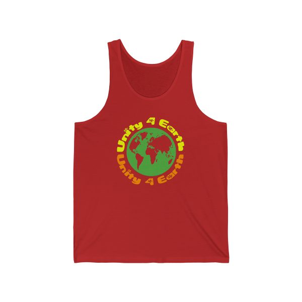 Unisex Jersey Tank - Unity4Earth - YellowOrange