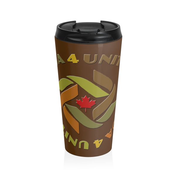 Stainless Steel Travel Mug - Unity4Canada -  Earth Tones