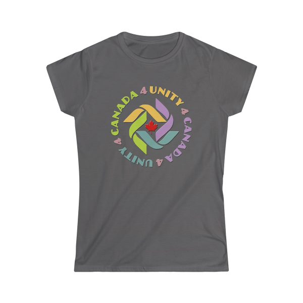 Women's Softstyle Tee - Unity4Canada - Pastels - Image 9