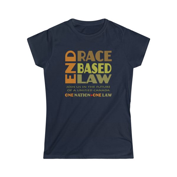 Women's Softstyle Tee - END RACE BASED LAW Canada - Earth Tones - Image 11