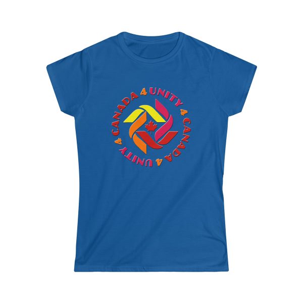 Women's Softstyle Tee  - Unity4Canada - Sunset - Image 11