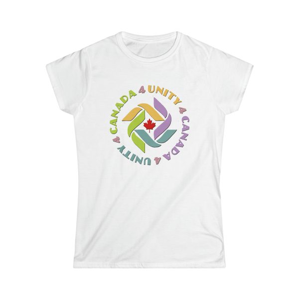 Women's Softstyle Tee - Unity4Canada - Pastels - Image 3