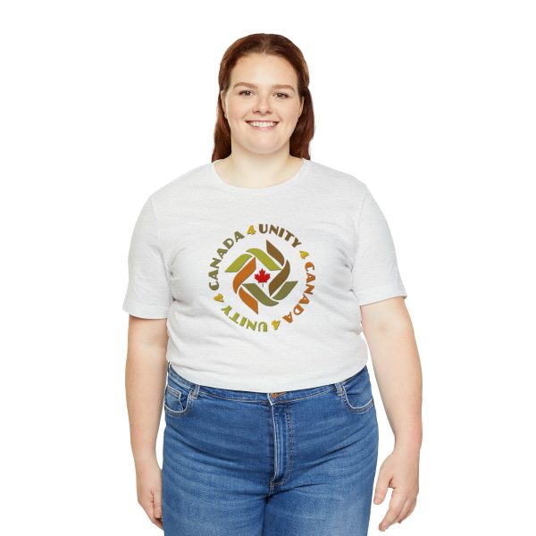 Unisex Jersey Short Sleeve Tee - Unity4Canada -  Earth Tones - Image 32