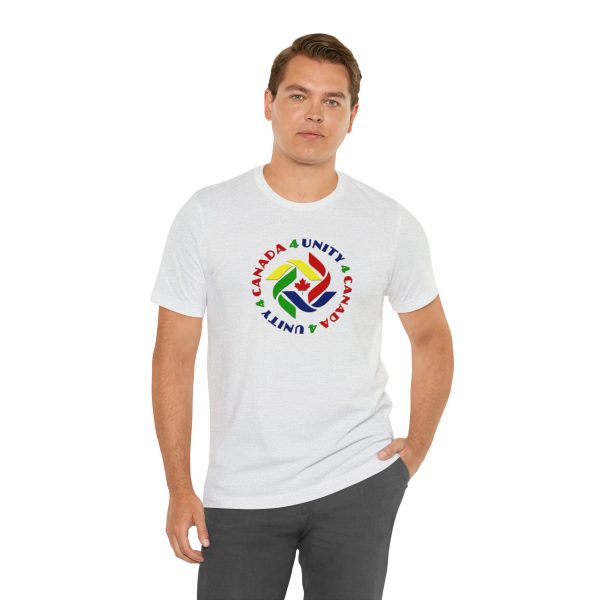 Unisex Jersey Short Sleeve Tee - Unity4Canada - Crayon Colours - Image 31