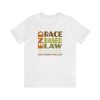 Unisex Jersey Short Sleeve Tee - END RACE BASED LAW - Earth Tones - Image 25