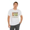 Unisex Jersey Short Sleeve Tee - END RACE BASED LAW - Earth Tones - Image 30