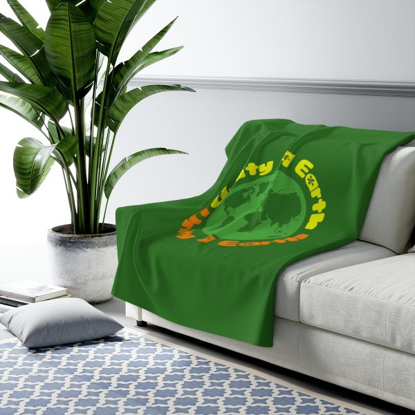 Sherpa Fleece Blanket - Unity4Earth - YellowOrange - Image 7