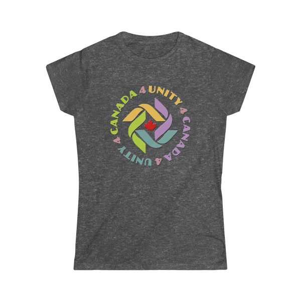 Women's Softstyle Tee - Unity4Canada - Pastels - Image 7