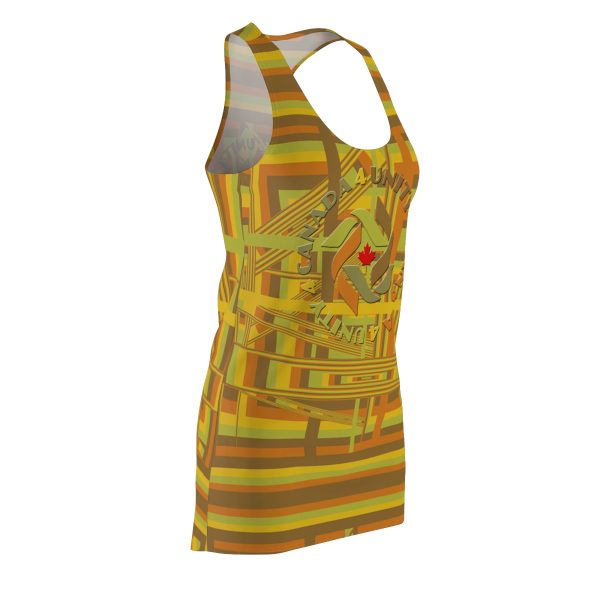 Women's Cut & Sew Racerback Dress (AOP) - Unity4Canada -  Earth Tones - Image 4