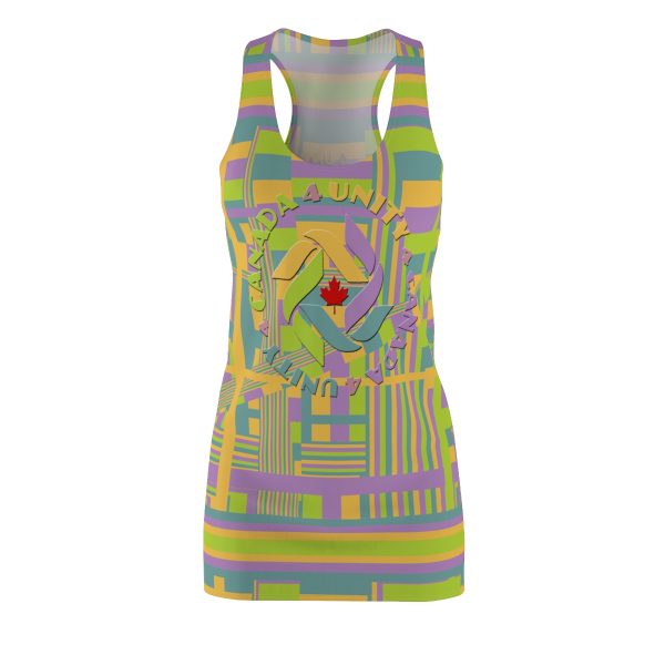 Women's Cut & Sew Racerback Dress (AOP) - Unity4Canada - Pastels - Image 2