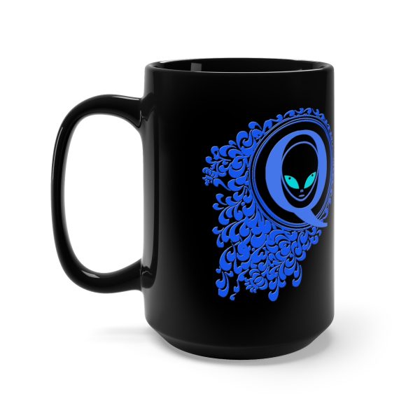 Black Mug 15oz - Q Splash - Image 3