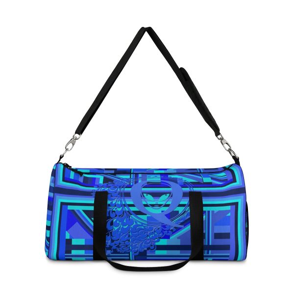 Duffel Bag - Q Splash Geometric Multi Blue BG - Image 2