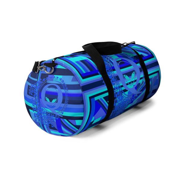 Duffel Bag - Q Splash Geometric Multi Blue BG - Image 3