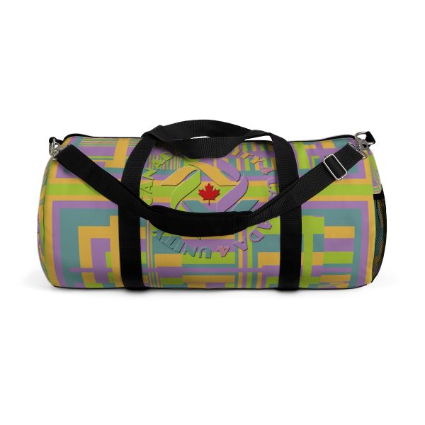 Duffel Bag - Unity4Canada - Pastels - Geometric BG - Image 2