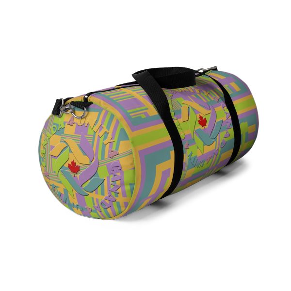 Duffel Bag - Unity4Canada - Pastels - Geometric BG - Image 3