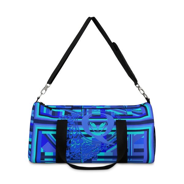 Duffel Bag - Q Splash Geometric Multi Blue BG - Image 9