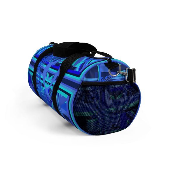 Duffel Bag - Q Splash Geometric Multi Blue BG - Image 11