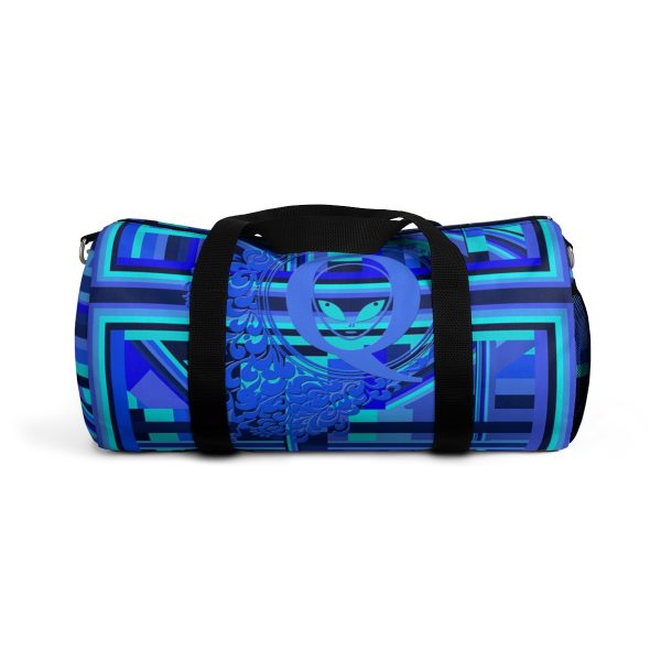 Duffel Bag - Q Splash Geometric Multi Blue BG - Image 8