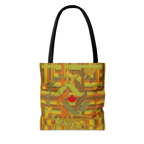 Tote Bag (AOP) - Unity4Canada - END RACE BASED LAW - Earth Tones - Image 6