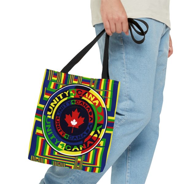 Tote Bag (AOP) - Unity4Canada - Multi Coloured - Image 8