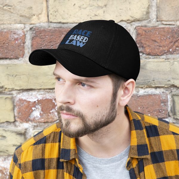 Unisex Twill Hat - END RACE BASED LAW - Blues - Image 5